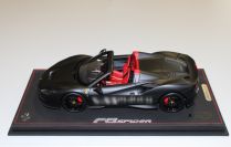 BBR Models  Ferrari Ferrari F8 Spider - MATT BLACK - Black Matt