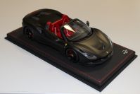 BBR Models  Ferrari Ferrari F8 Spider - MATT BLACK - Black Matt