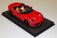 BBR Models  Ferrari Ferrari 812 GTS - ROSSO CORSA / BLACK - Rosso Corsa