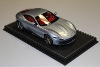 BBR Models  Ferrari Ferrari Roma - GRIGIO ALLOY - Red Matt