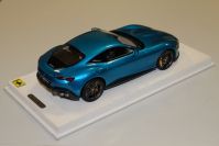 BBR Models  Ferrari Ferrari Roma - EMPEROR BLUE / YELLOW - #1/3 - Red Matt