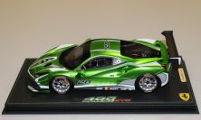 BBR Models  Ferrari Ferrari 488 Challenge EVO CHROME GREEN - Green Metallic