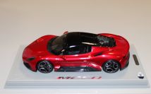 BBR Models  Maserati Maserati MC20 - ROSSO VINCENTE / BLACK - Red Metallic