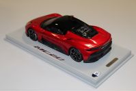 BBR Models  Maserati Maserati MC20 - ROSSO VINCENTE / BLACK - Red Metallic