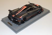 BBR Models  Pagani Pagani Imola 2020 - FULL CARBON -BLACK MATT Red Matt