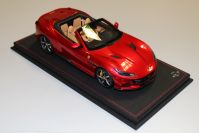 BBR Models  Ferrari Ferrari Portofino M Spider - ROSSO FUOCO - Red Metallic