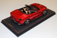 BBR Models  Ferrari Ferrari Portofino M Spider - ROSSO FUOCO - Red Metallic