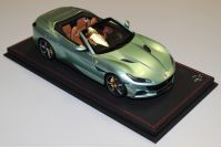 BBR Models  Ferrari Ferrari Portofino M Spider - VERDE TEVERE - Red Matt