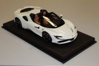 BBR Models  Ferrari Ferrari SF90 Spider - BIANCO AVUS - White Avus