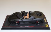 BBR Models  Ferrari Ferrari SF90 Spider - NERO OPACO / CUOIO Black Matt