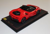 BBR Models  Ferrari Ferrari SF90 Spider - ROSSO CORSA / BLACK - Rosso Corsa