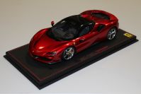 Ferrari SF90 Spider Closed Roof - ROSSO FUOCO / BLACK - [in stock]
