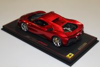 BBR Models  Ferrari Ferrari SF90 Spider Closed Roof - ROSSO FUOCO - Red Metallic