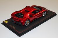 BBR Models  Ferrari Ferrari SF90 Spider Closed Roof - ROSSO FUOCO - Red Metallic