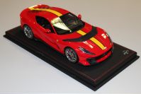 BBR Models  Ferrari Ferrari 812 Competizione - ROSSO CORSA / YELLOW - Rosso Corsa