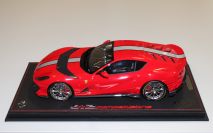 BBR Models  Ferrari # Ferrari 812 Competizione - ROSSO CORSA / GREY - Rosso Corsa