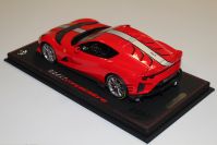 BBR Models  Ferrari # Ferrari 812 Competizione - ROSSO CORSA / GREY - Rosso Corsa