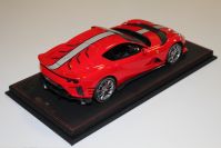 BBR Models  Ferrari # Ferrari 812 Competizione - ROSSO CORSA / GREY - Rosso Corsa