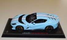 BBR Models  Ferrari Ferrari 812 Competizione - AZZURRO LA PLATA - Red Matt