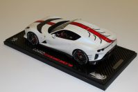 BBR Models  Ferrari #        Ferrari 812 Competizione - BIANCO AUDACE / RED - Red Matt