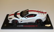 BBR Models  Ferrari #        Ferrari 812 Competizione - BIANCO AUDACE / RED - Red Matt