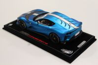 BBR Models  Ferrari Ferrari 812 Competizione - EMPEROR BLUE MATT- Red Matt