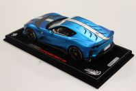 BBR Models  Ferrari #        Ferrari 812 Competizione - EMPEROR BLUE MATT- Red Matt