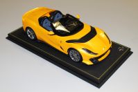 BBR Models  Ferrari Ferrari 812 Competizione A - GIALLO TRISTRATO - Yellow Tristrato