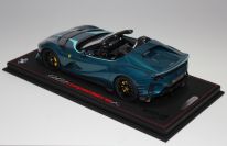 BBR Models  Ferrari Ferrari 812 Competizione A - BLU CAPRI - Red Matt