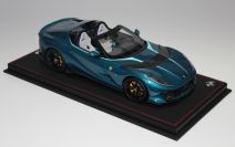 BBR Models  Ferrari Ferrari 812 Competizione A - BLU CAPRI - Red Matt