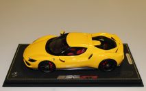 BBR Models  Ferrari Ferrari 296 GTB - GIALLO MODENA / CARBON Yellow Modena