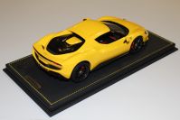 BBR Models  Ferrari Ferrari 296 GTB - GIALLO MODENA / CARBON Yellow Modena