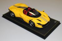 BBR Models  Ferrari # Ferrari Daytona SP3 - GIALLO MODENA / SILVER - Yellow Modena