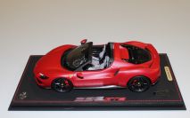 BBR Models  Ferrari Ferrari 296 GTS - ROSSO F1 SF75 - Red Matt