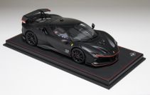 BBR Models  Ferrari Ferrari SF90 XX Stradale CL #16 - NERO OPACO - Black Matt