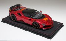 BBR Models  Ferrari Ferrari Ferrari SF90 XX Stradale - ROSSO FUOCO / ORAN Red Matt