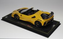 BBR Models  Ferrari Ferrari SF90 XX Spider - GIALLO MONTECARLO - - BLU C Red Matt