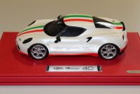 BBR Models  Alfa Romeo Alfa Romeo 4C - MOSCOW - MATT PEARL WHITE - White Avus Matt