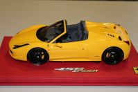 BBR Models 2011 Ferrari Ferrari 458 Spider - YELLOW MODENA - Yellow Modena