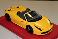 BBR Models 2011 Ferrari Ferrari 458 Spider - YELLOW MODENA - Yellow Modena