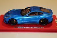 BBR Models 2012 Ferrari Ferrari F12 Berlinetta - BLUE CORSA METALLIC - Blue metallic