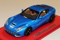 BBR Models 2012 Ferrari Ferrari F12 Berlinetta - BLUE CORSA METALLIC - Blue metallic