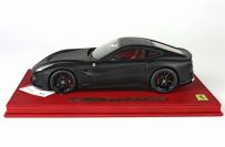 BBR Models 2012 Ferrari Ferrari F12 Berlinetta - MATT BLACK - Black Matt