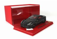 BBR Models 2012 Ferrari Ferrari F12 Berlinetta - MATT BLACK - Black Matt