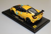 BBR Models  Ferrari Ferrari 458 GT2 GTE PRO ELMS 2012 #61 Yellow / Black