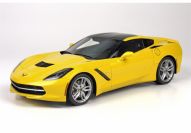 BBR Models 2013 Corvette Corvette Stingray C7 - YELLOW / CARBON - Yellow