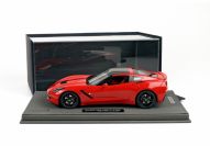 BBR Models 2013 Corvette Corvette Stingray C7 - RED / CARBON - Red / Carbon Roof