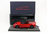 BBR Models 2013 Corvette Corvette Stingray C7 - RED / CARBON - Red / Carbon Roof