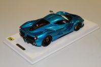 BBR Models  Ferrari Ferrari LaFerrari - EMPEROR BLUE / BLACK Red Matt