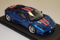 BBR Models 2013 Ferrari Ferrari 458 Speciale - CALIFORNIA BLUE - Blue metallic